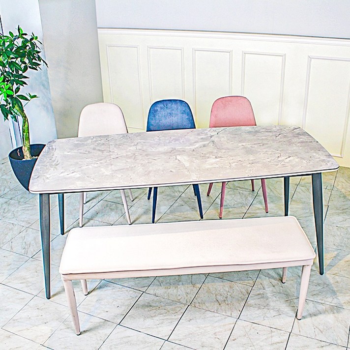 자스민 세라믹 식탁 4인용 6인용