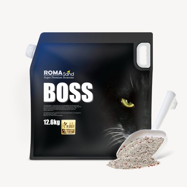 본사직영ROMA로마샌드 보스프리미엄 12.6kg 고양이모래