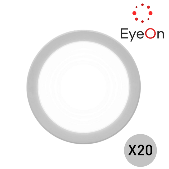 아이온 AS2년 8인치 원형 직부등 21W 슬림직부 베란다 계단 복도등, 20개, 주광색