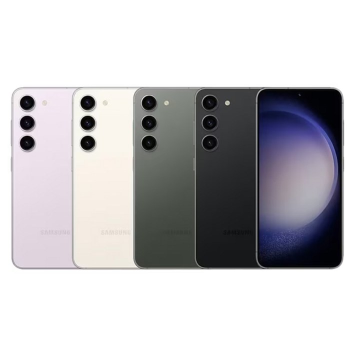 삼성전자 Ai 갤럭시 S23 256GB 공기계 S급 구성품 단말기  유심핀  보호케이스  보호필름  12개월 무상보증 Rethink, 256GB, 그린
