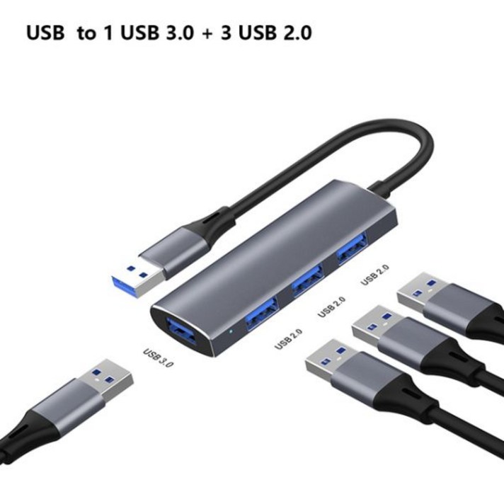 노트북 멀티포트 C타입 고속 USB 허브 3.0 멀티 분배기 4 포트 2.0 레노버 샤오미 프로 PC C 3 0 컴퓨터 액세서리