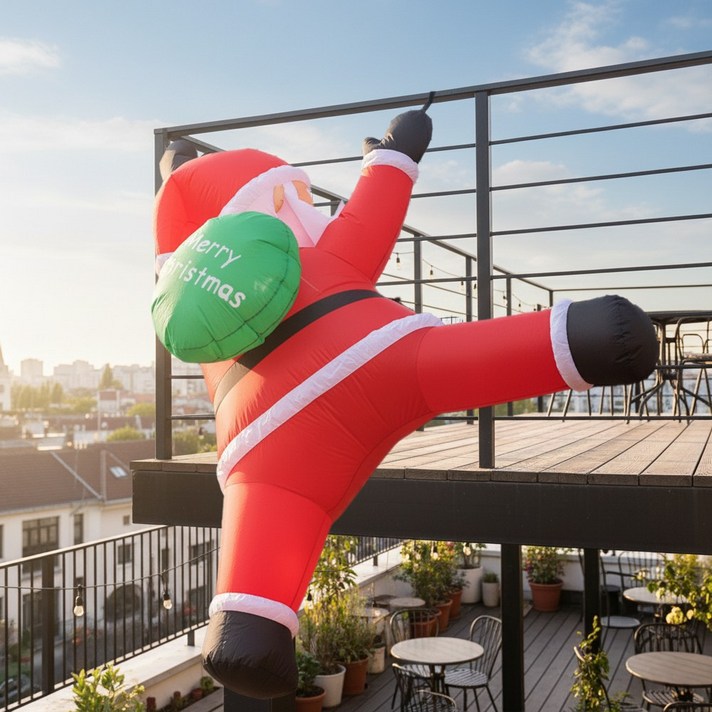 크리스마스 장식 대형 산타 풍선 눈사람 인형 성탄절 산타클로스 소품