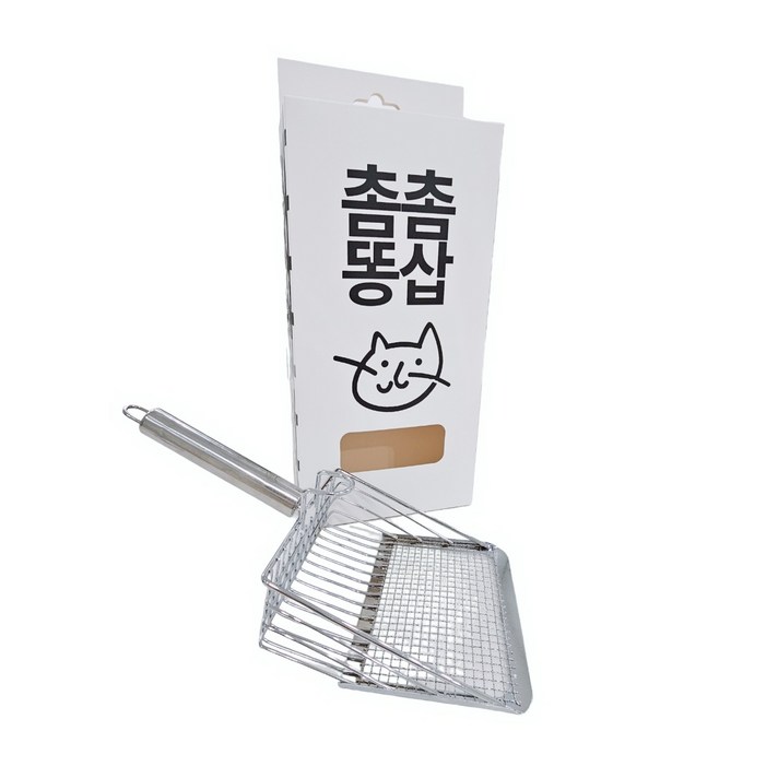아이구감사합니다 고양이 투인원 촘촘똥삽 가볍고 큼직한 대형 모래삽, 실버실버핸들, 1개 아이구감사합니다 고양이 투인원 촘촘똥삽 가볍고 큼직한 대형 모래삽, 실버실버핸들, 1개