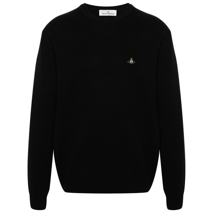 비비안웨스트우드 구체 자수 니트 스웨터