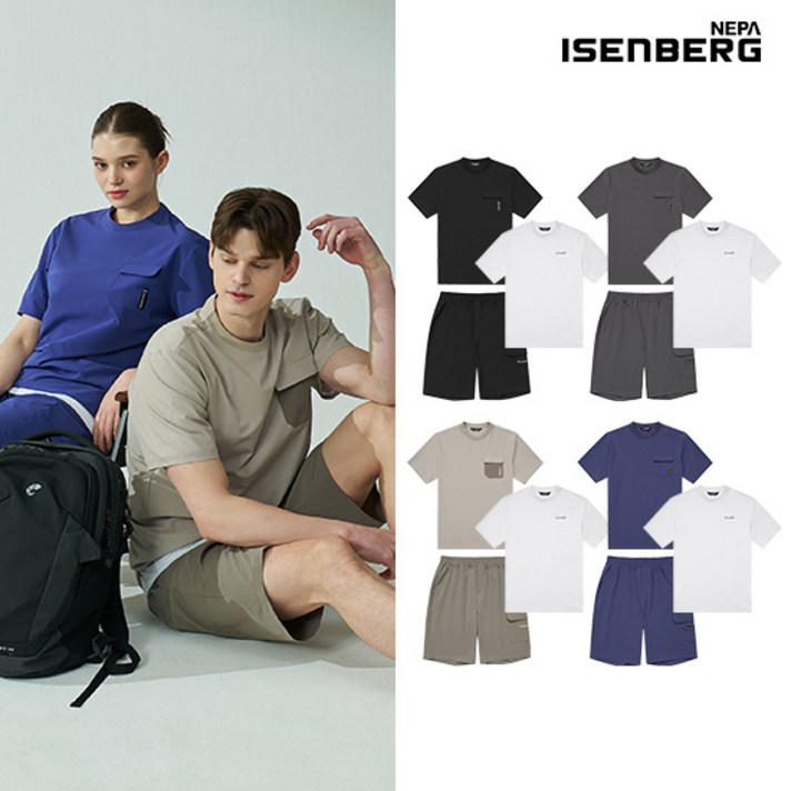 네파이젠벅 25SS 셋업반팔티셔츠 유니