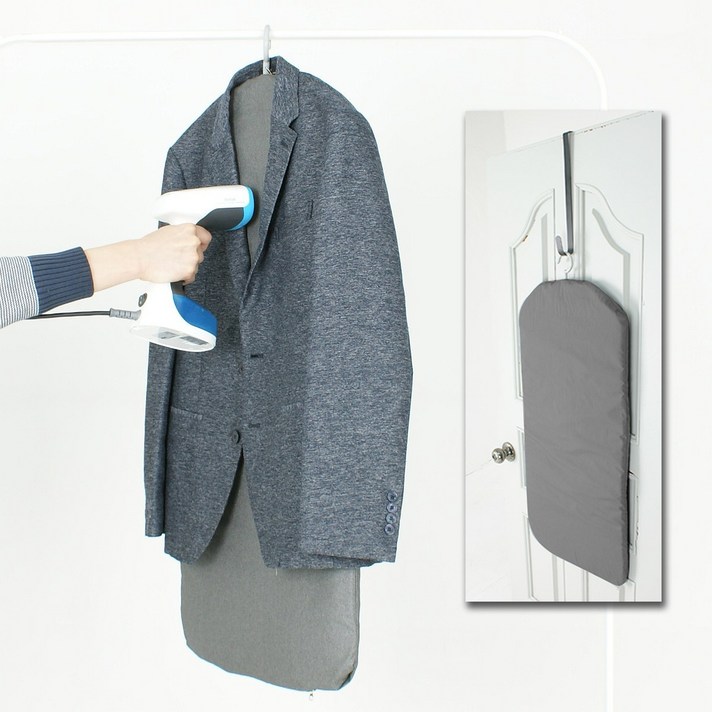 핸디 스팀 다리미 폴더매트 다리미판  도어 후크, 혼합색상, 1세트