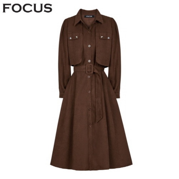 포커스 포커스 벨트셋플레어롱원피스VF3F3OP3251