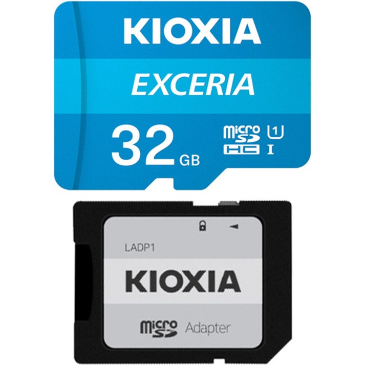 키오시아 EXCERIA XC UHSI microSD 메모리카드 SD 어댑터 세트 키오시아 EXCERIA XC UHSI microSD 메모리카드 SD 어댑터 세트