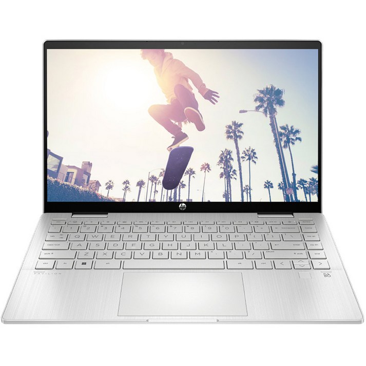 라이젠노트북 HP 2022 파빌리온 x360 14, 512GB, Natural Silver, 14-ek0091TU, 코어i7, 16GB, WIN11 Home