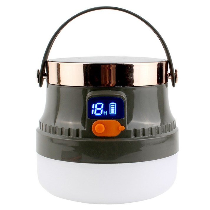 디알고 C타입 충전식 100 LED 야외 캠핑 랜턴 RCL05, 카키, 1개 디알고 C타입 충전식 100 LED 야외 캠핑 랜턴 RCL05, 카키, 1개