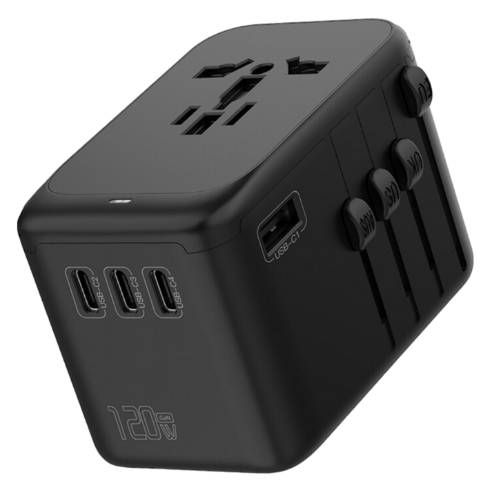 HNET 180개국 멀티어댑터 120W, 1개
