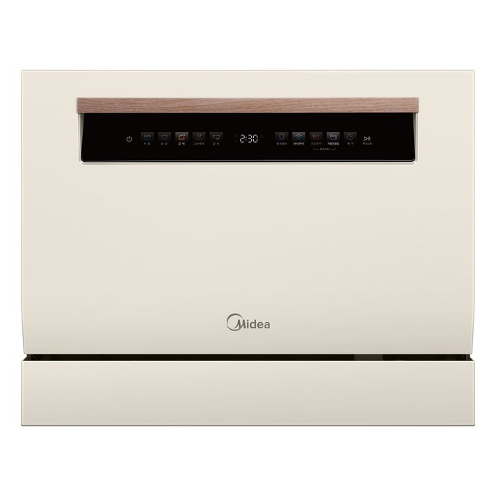 마이디어 카운터탑 앱연동 자동문열림 식기세척기 6인용, 아이보리, MDWTT0608AKR, 방문설치