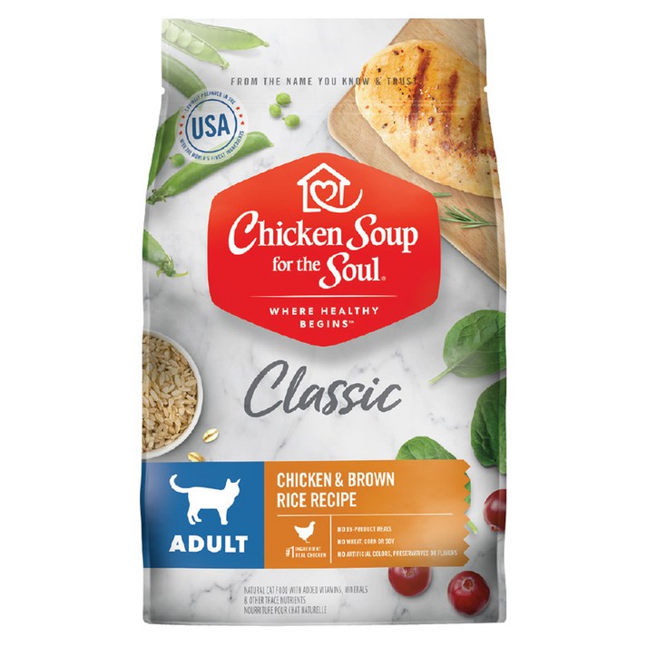 치킨수프 클래식 어덜트 캣 닭고기와 현미 건식사료, 닭, 2.04kg, 1개 20231024