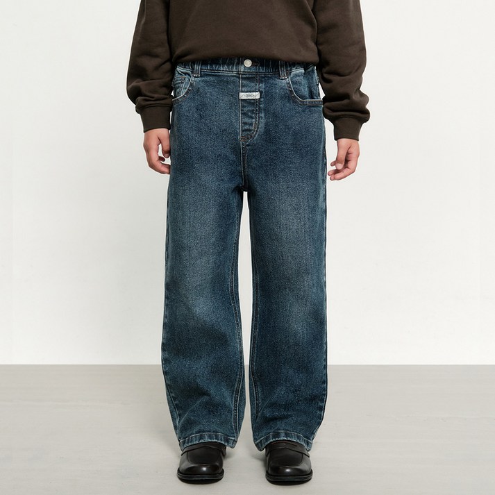 마리떼키즈 아동용 WIDE FIT DENIM PANTS