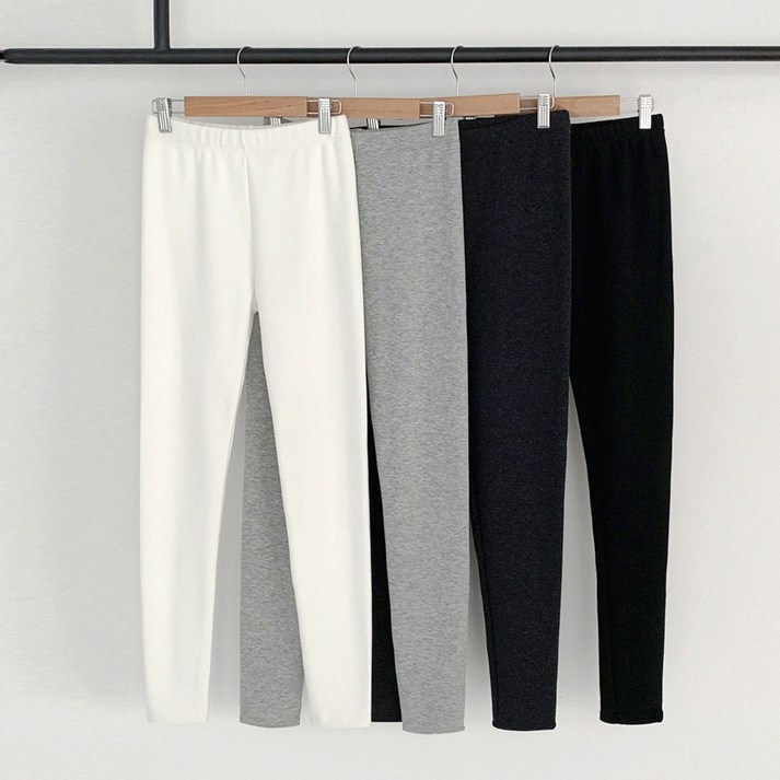 [국내생산/빅사이즈] 시그니처 융기모 레깅스 F~5XL 남녀공용 융털 타이즈 겨울 기모 레깅스 바지 5컬러 따뜻한 타이즈