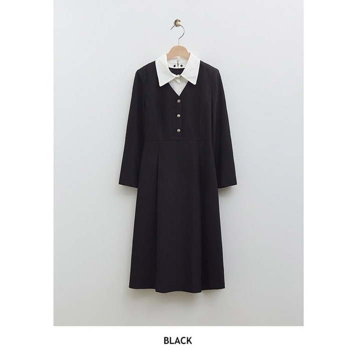로엠 셔츠매칭 자켓형 원피스 RMOWE23RT2