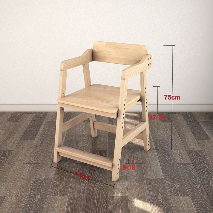 반려동물 전용 식탁 카페 하이체어 펫 애견 원목 의자