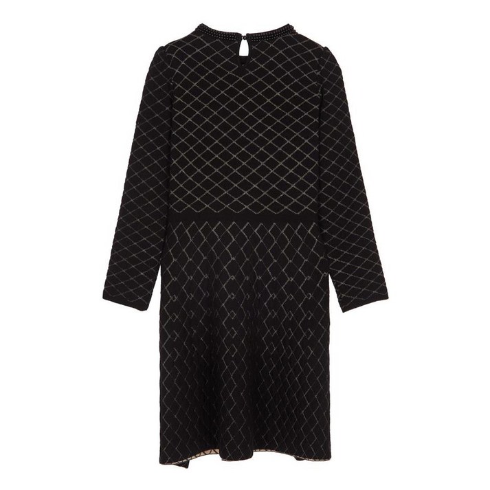 질스튜어트뉴욕 동절 블랙 울혼방 긴팔원피스 D530BK