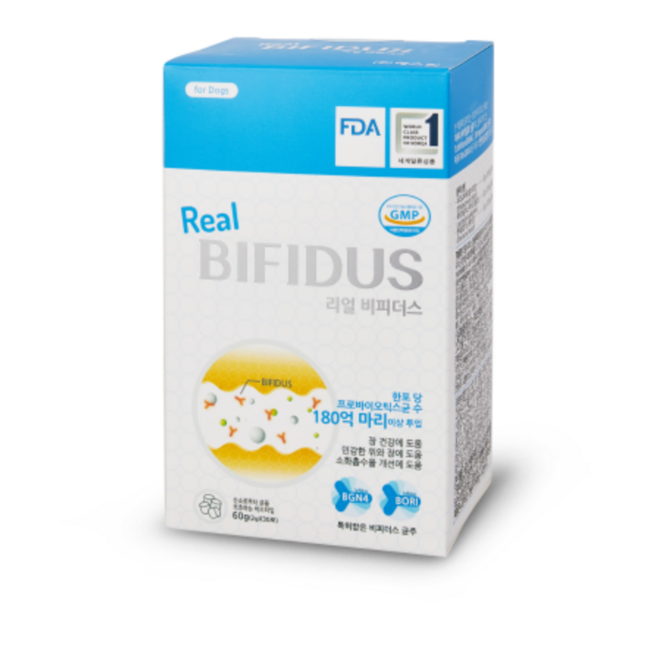 강아지 장건강 유산균 영양제 에스틴 리얼비피더스 30포