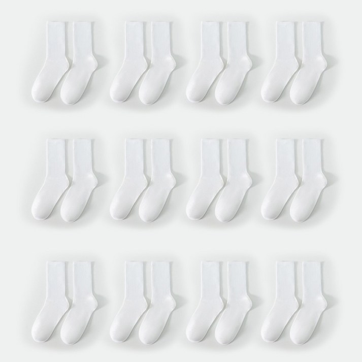 타키타키 사계절용 장목양말 12켤레