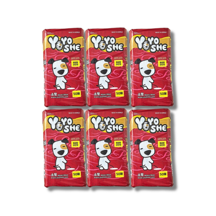 요요쉬 플러스 배변패드 플로랄와인향 50매