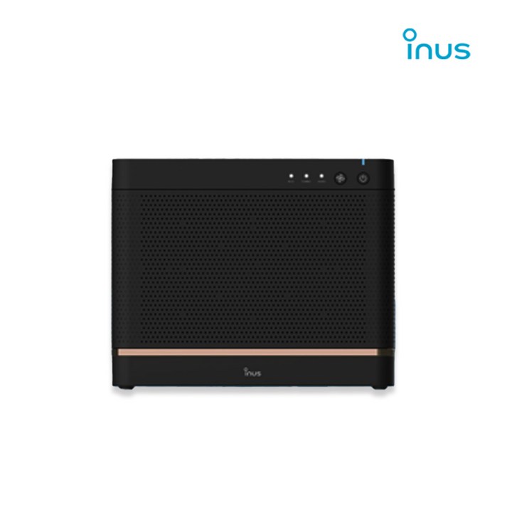 이누스 에어 항균 공기청정기 원룸 소형 화장실 새니타이져 (탈취 기능 탑재), 블랙