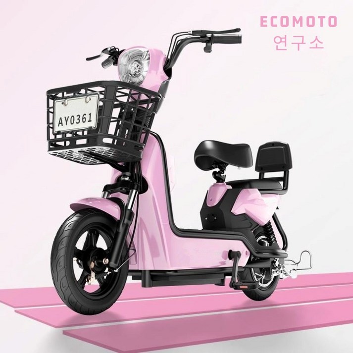 Ecomoto 연구소 전동 스쿠터 전기 자전거 바이크 350w 48V 출퇴근 배달