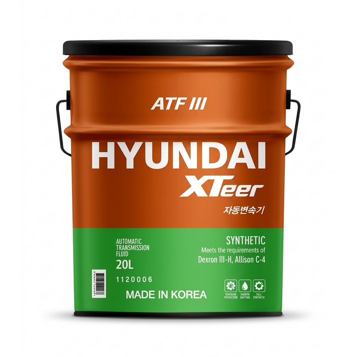 현대 엑스티어 XTeer ATF3 20L 자동미션오일 자동변속기, 1개