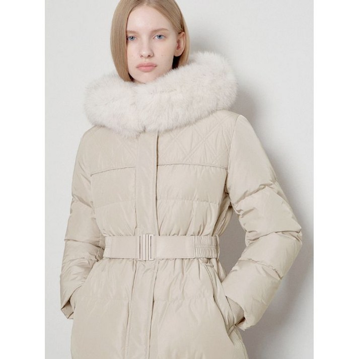 리스트 폭스퍼 벨티드 덕다운 점퍼 TSDJPO82100