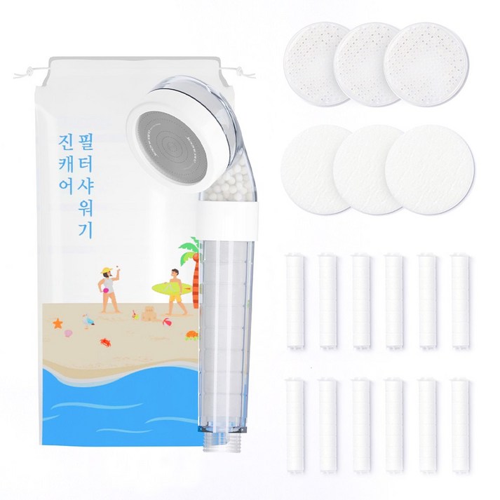 진캐어 퓨어 마이크로필터샤워기 헤드필터세트3p 바디필터12p 진캐어 퓨어 마이크로필터샤워기 헤드필터세트3p 바디필터12p