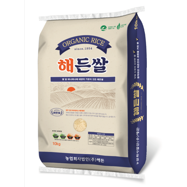 밥맛 좋은 해든쌀 10kg 1포 상등급, 1개, 10kg