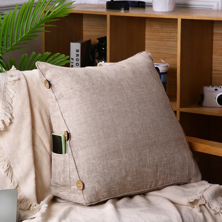 미야 삼각 등받이 쿠션