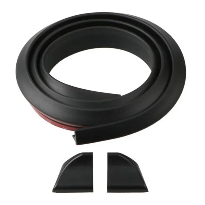 알테쉬 자동차 리어 트렁크 글라스 윙 스포일러 전차종 공용 길이조절 잘라서 사용, 블랙, 컨텐츠 참조