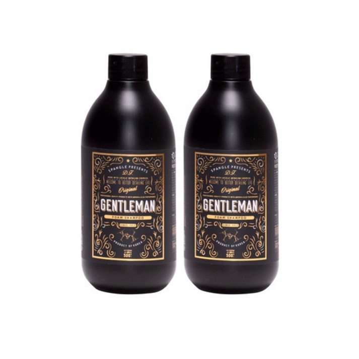 스팽글 스노우폼샴푸젠틀맨 500ml x 2개, 2개, 500ml