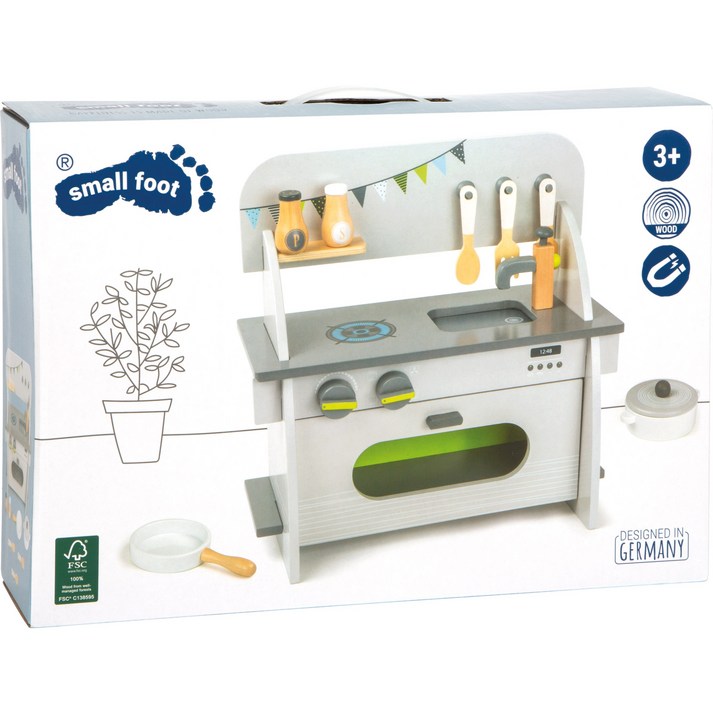스몰풋 SmallFoot 어린이 콤팩트 주방 세트 11158, 1개