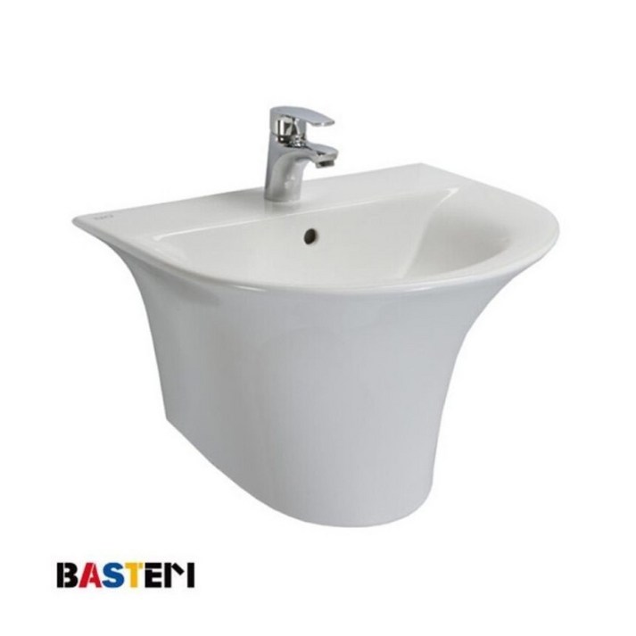 한샘 바스템 PB160 욕실 화장실 라운드 세면기 세면대 부속포함