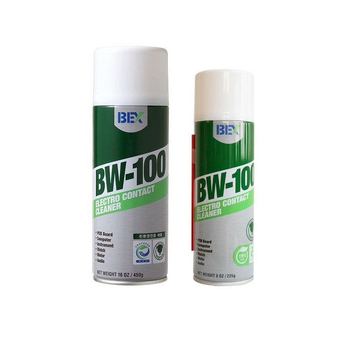 BEX 벡스 접점부활제 BW-100 225g, 450g 전기전자접점크리너 제거제, 1개