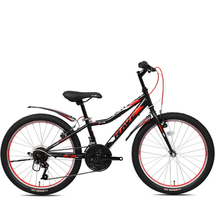 2025 케이투바이크 초등학생 주니어 MTB자전거 레이브GS 22인치 21단 조립구매시 사은품증정, 1개, 매트블랙, 147cm