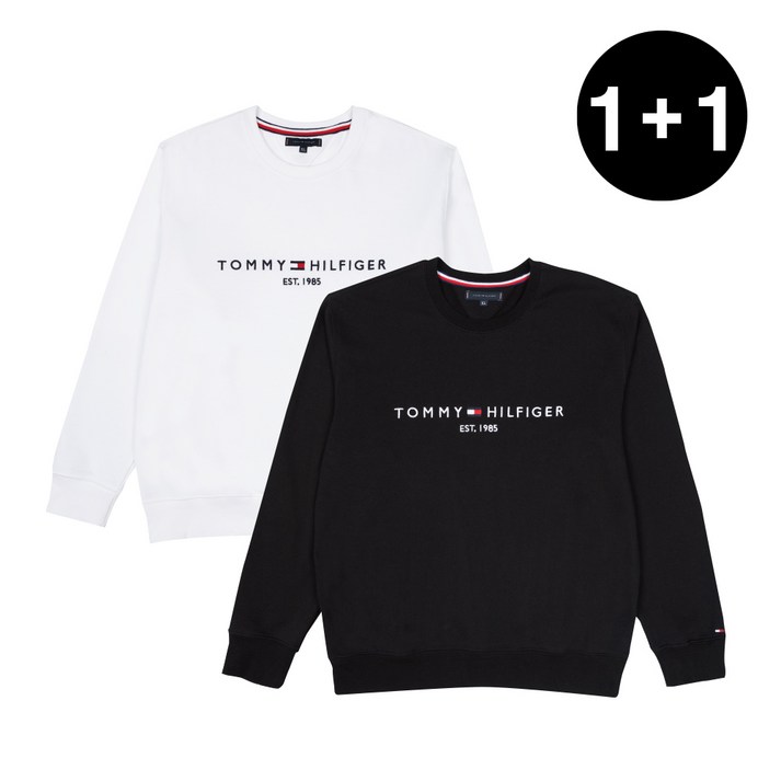 11 타미힐피거 공용 자수 맨투맨