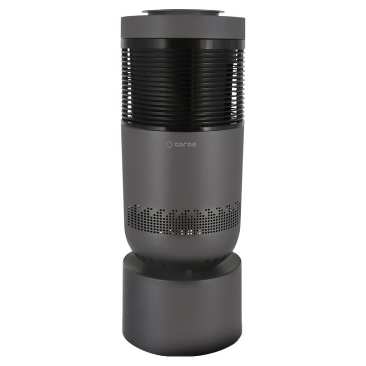 캐로스 360도 회전 그래핀 PTC 온풍기, CEH-GS2KWB, 블랙