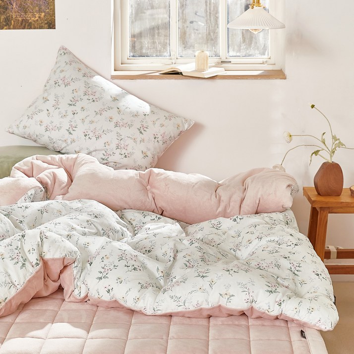 파르페by알레르망 국내 제조 에이프릴 극세사 차렵이불세트