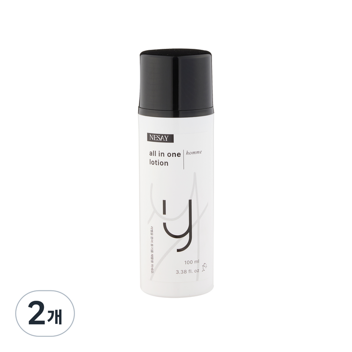 NESAY 네세이 남자 올인원 로션, 100ml, 2개 NESAY 네세이 남자 올인원 로션, 100ml, 2개