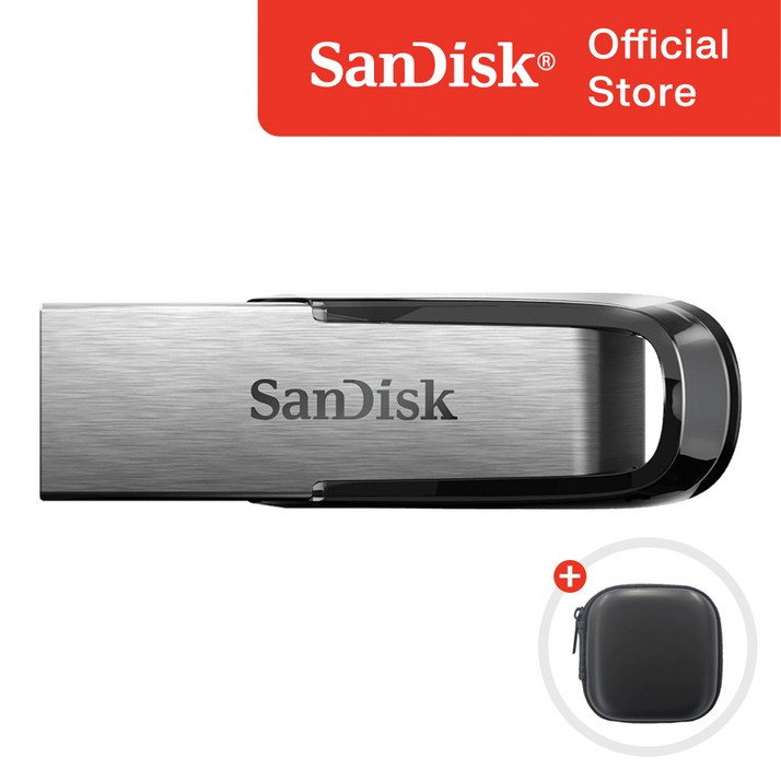 샌디스크 울트라 플레어 CZ73 USB 3.0 메모리  USB 보관 케이스, 256GB