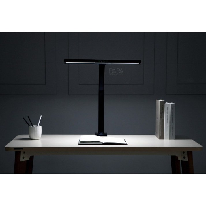 파파 LED 와이드스탠드 800B 책상 책상용 사무용 사무실 독서 공부 조명 스탠드, 블랙 500S클램프형 파파 LED 와이드스탠드 800B 책상 책상용 사무용 사무실 독서 공부 조명 스탠드, 블랙 500S클램프형