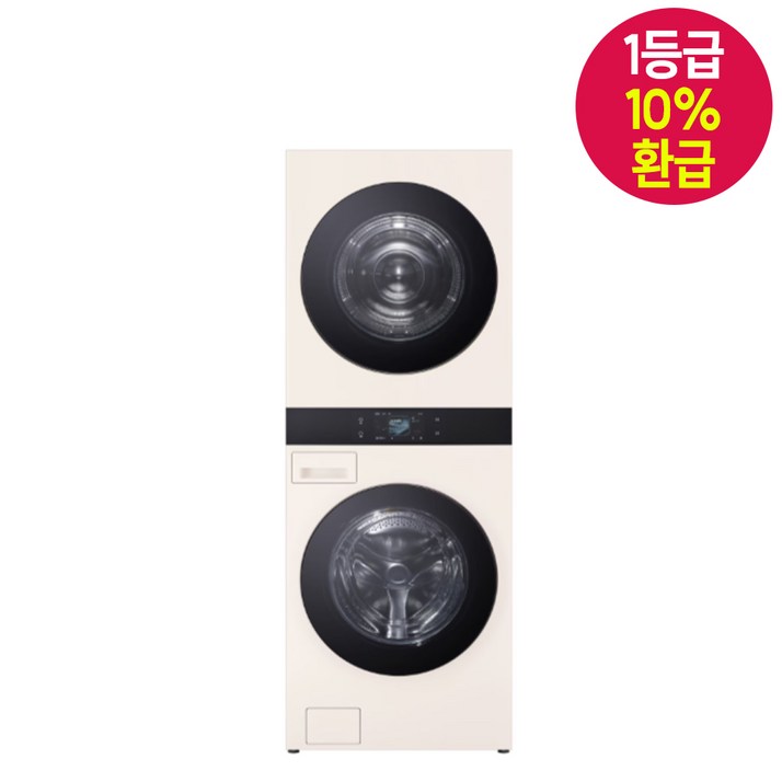 LG전자 트롬 AI 오브제컬렉션 워시타워 25kg25kg WA2525EEHF 베이지 베이지  W
