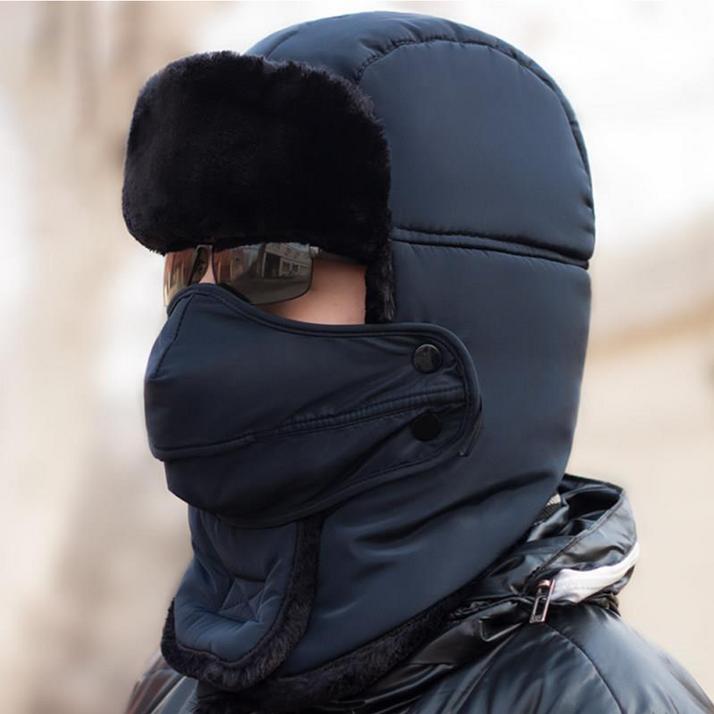 앤시오 따뜻한 겨울모자 오토바이 목보호 귀마개 방한모자