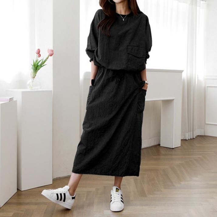 마이쏭 바스락건빵스커트세트 신상 셋업