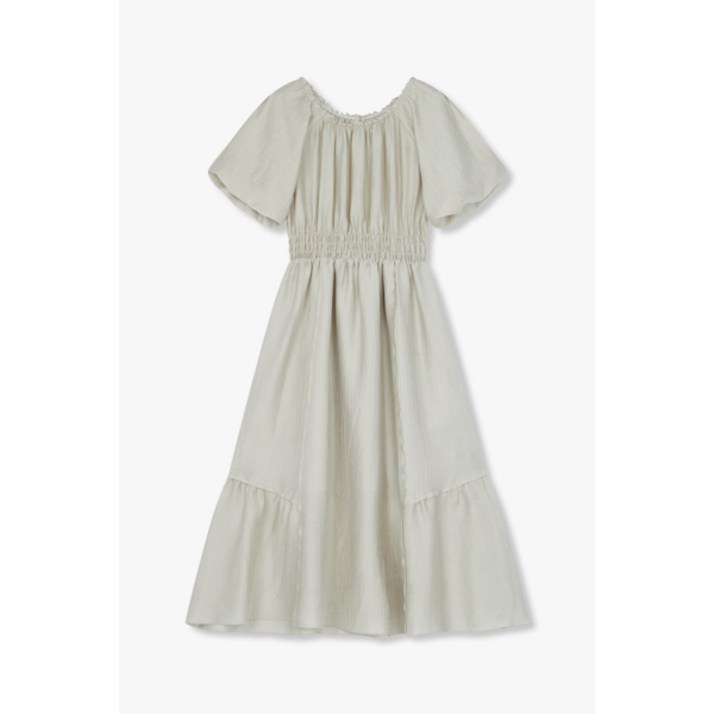 g-cut 지컷 (7295237102) 웨이스트 스모킹 스퀘어넥 원피스