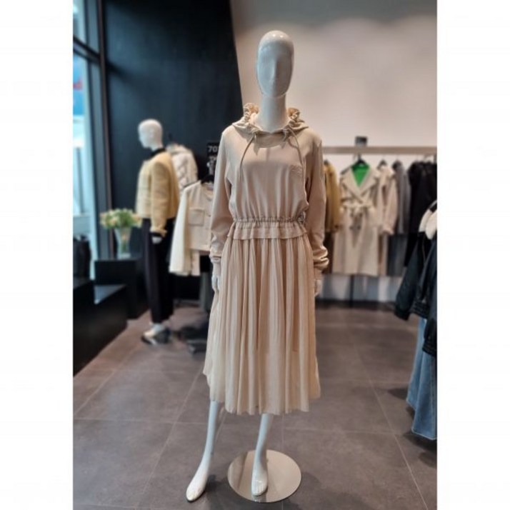 VOV 보브 후드 티셔츠 믹스 원피스 7152437002