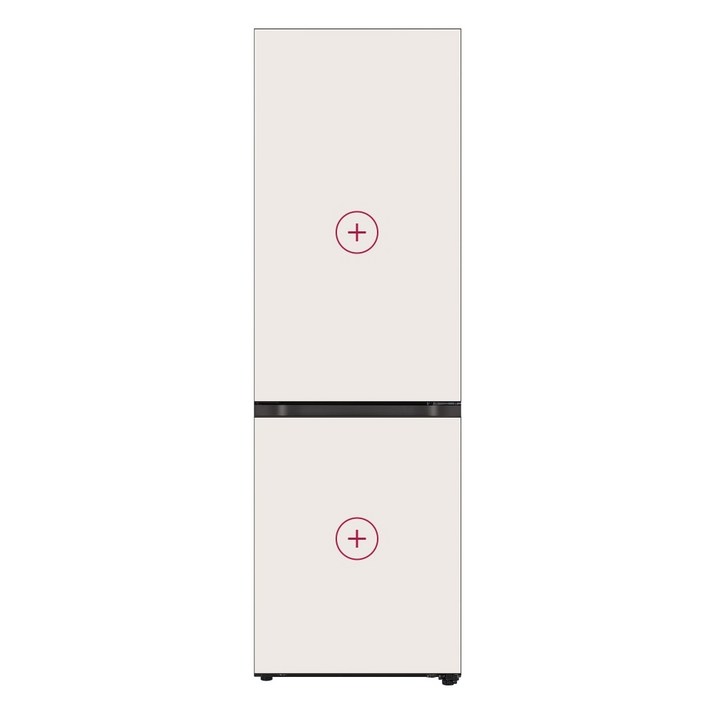 LG전자 Q342AAA153 모던엣지 냉장고 오브제컬렉션 344L 조합형 도어포함